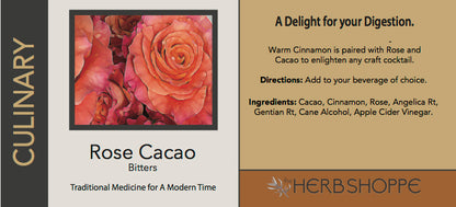 Rose Cacao Bitters 2oz