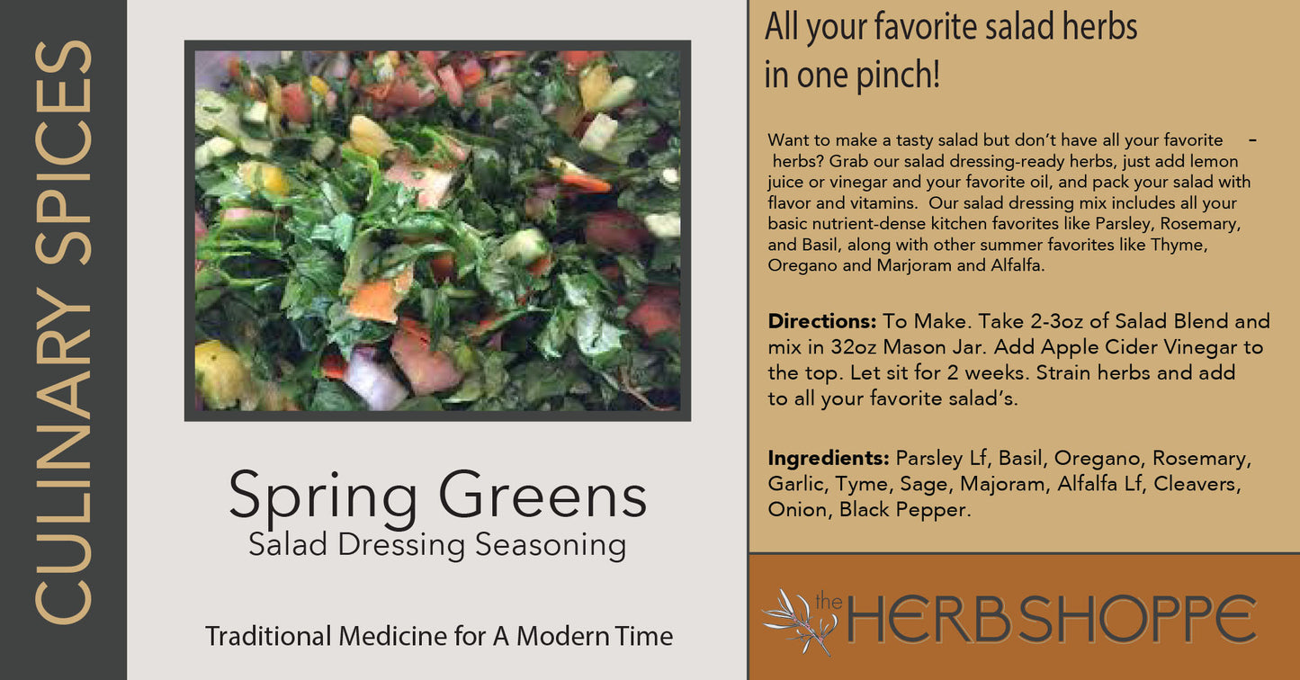 Spring Greens Salad Dressing Seasoning Blend