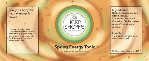 Spring Energy Tonic Tincture