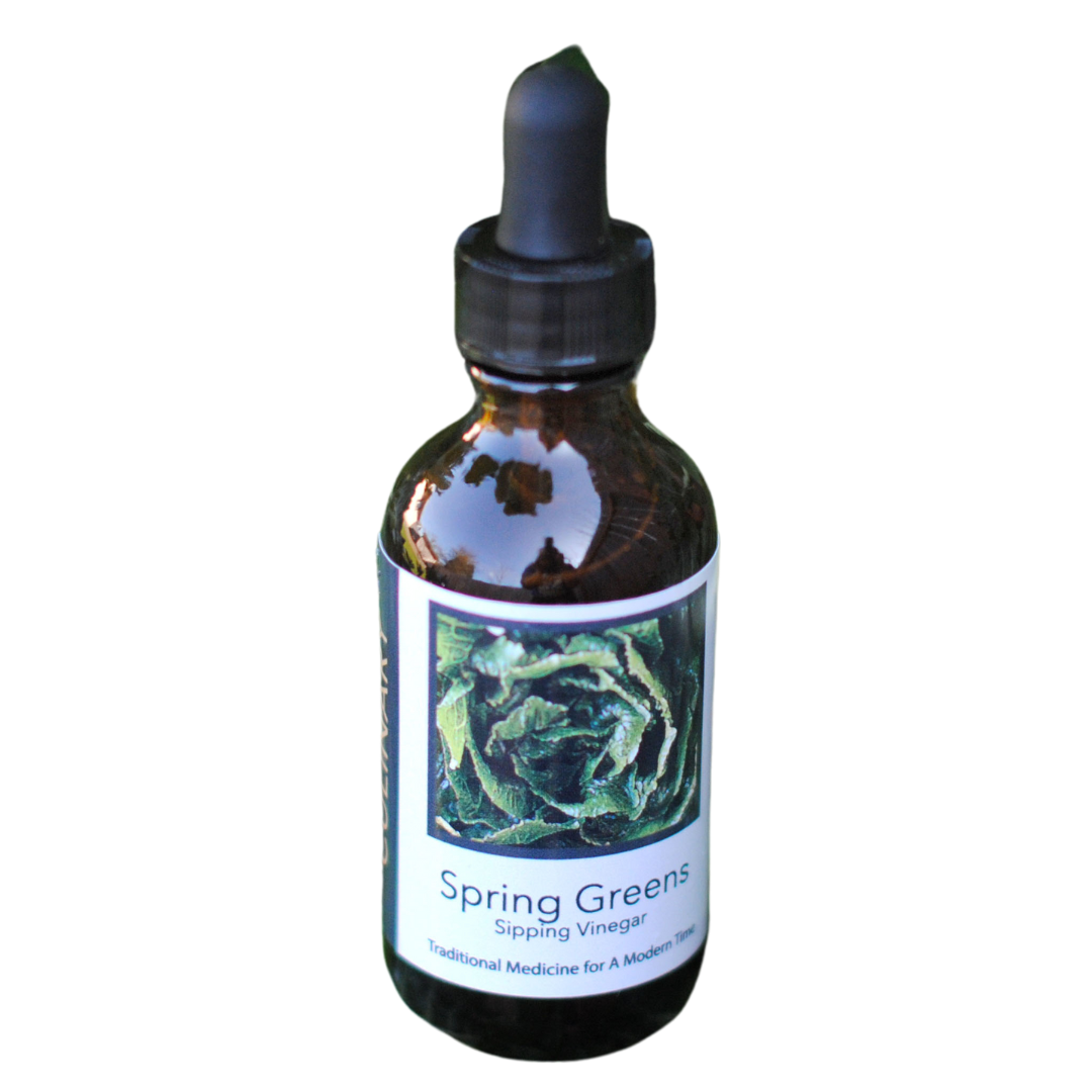 Spring Greens Sipping Vinegar