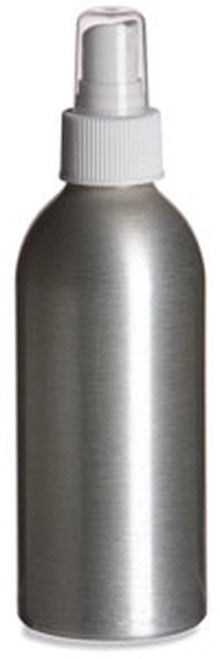 Aluminum spray bottle (white cap) 8 oz
