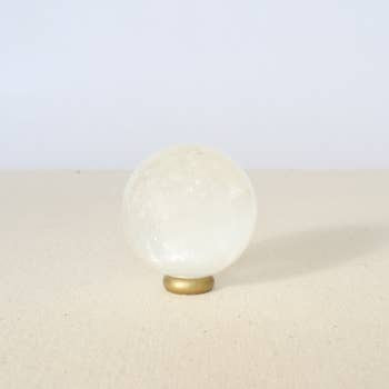 Clear Quartz Sphere and Stand