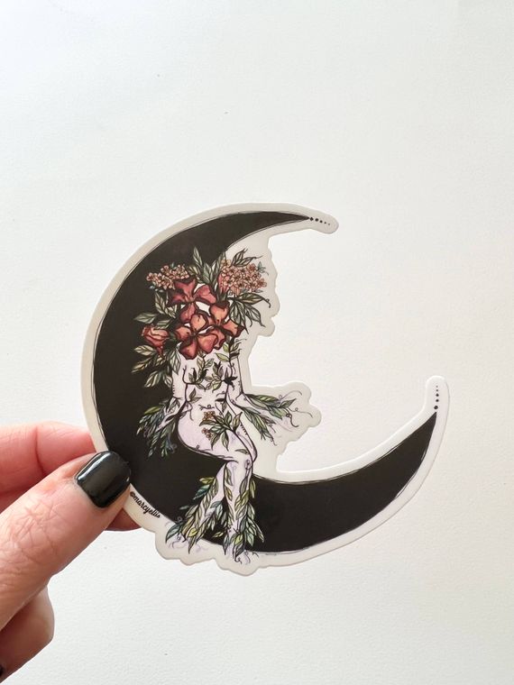 Over the Moon Sticker - Marcy Ellis