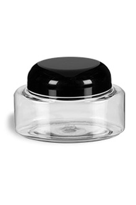 Oval Jar (white dome lid) 4oz