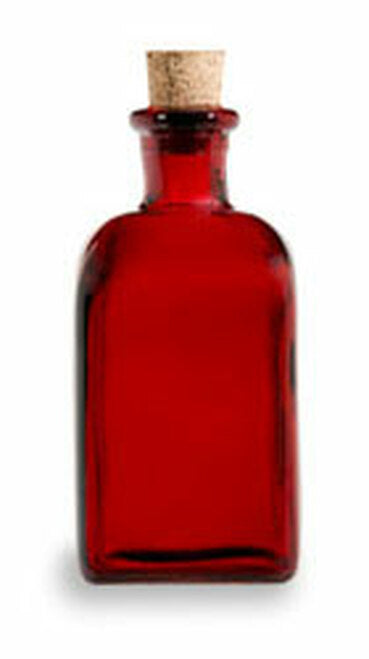 Red Cordial Bottle with Cork 8oz